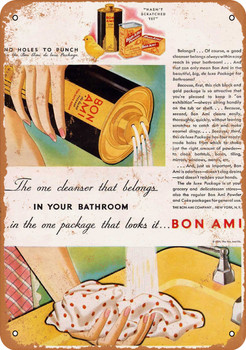 1932 Bon Ami Powder - Metal Sign