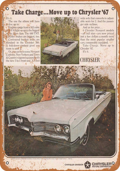 1967 Chrysler 300 Convertible - Metal Sign