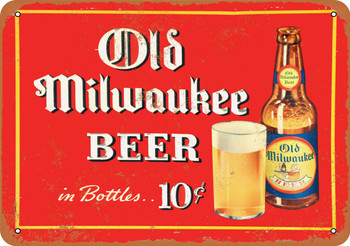 1937 Old Milwaukee Beer - Metal Sign
