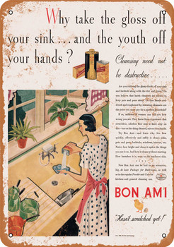 1932 Bon Ami Cleansing Powder - Metal Sign