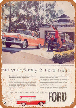 1957 Ford - Metal Sign