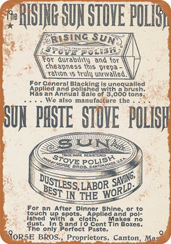 1895 Stove Polish - Metal Sign