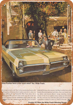 1967 Pontiac Bonneville - Metal Sign