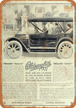 1911 Oldsmobile - Metal Sign