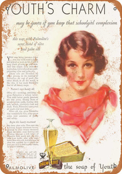 1933 Palmolive Soap - Metal Sign