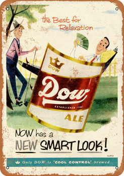 1954 Dow Ale - Metal Sign