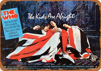 1979 The Who The Kids Are Alright - Metal Sign
