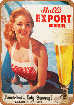 Hull's Export Beer - Metal Sign