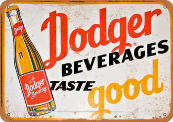 Dodger Beverages - Metal Sign