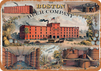 1880 The Boston Beer Company - Metal Sign