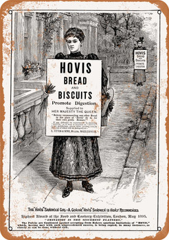 1895 Hovis Bread and Biscuits - Metal Sign