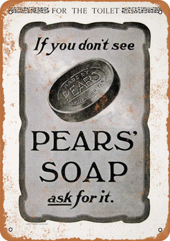 1902 Pears' Soaps - Metal Sign
