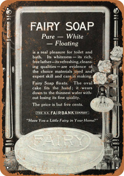 1916 Fairy Soap - Metal Sign