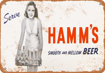 1939 Hamm's Beer - Metal Sign