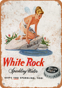 1947 White Rock Sparkling Water - Metal Sign