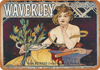 Waverley Bicycles Metal Sign