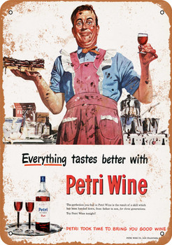 1948 Petri Wine - Metal Sign