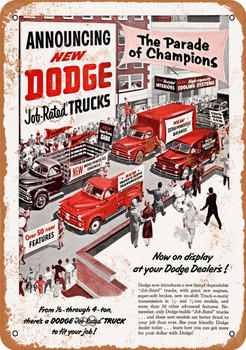 1953 Dodge Trucks - Metal Sign