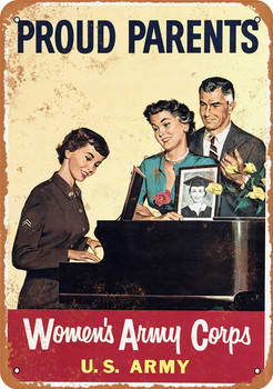 1956 Women's Army Corps - Metal Sign