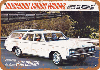 1964 Oldsmobile Vista-Cruiser - Metal Sign