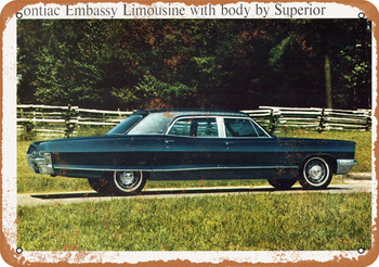 1966 Pontiac Superior Limousine - Metal Sign