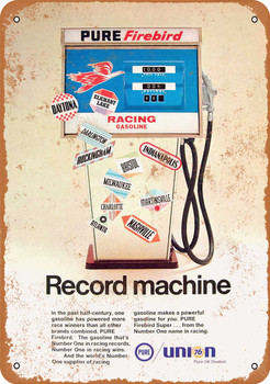 1968 Union 76 Racing Gasoline - Metal Sign