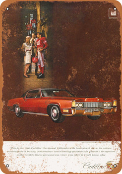 1969 Cadillac Fleetwood Eldorado - Metal Sign