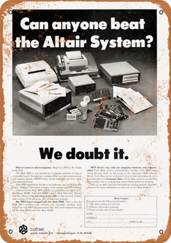 1976 Altair Computers - Metal Sign