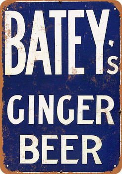 Batey's Ginger Beer - Metal Sign