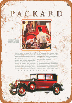 1929 Packard - Metal Sign