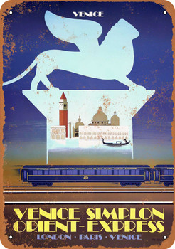1979 Venice-Simplon Orient Express - Metal Sign