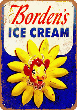 Borden's Ice Cream - Metal Sign