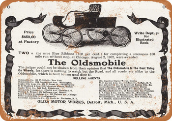 1904 Oldsmobile - Metal Sign