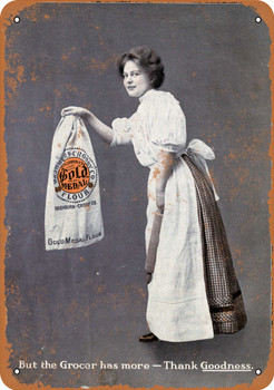 1910 Gold Medal Flour - Metal Sign