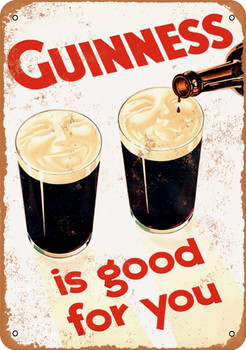 1929 Guinness is Good for You - Metal Sign