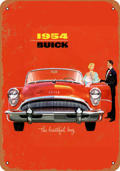 1954 Buick Automobiles - Metal Sign