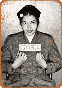 1955 Rosa Parks Mug Shot - Metal Sign