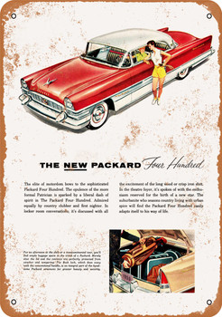 1955 Packard Four Hundred - Metal Sign