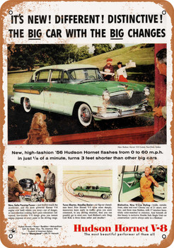 1956 Hudson Hornet - Metal Sign
