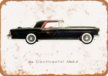 1956 Lincoln Continental Mark II - Metal Sign