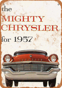 1957 Chrysler Automobiles - Metal Sign