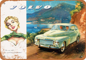 1957 Volvo PV 444 - Metal Sign