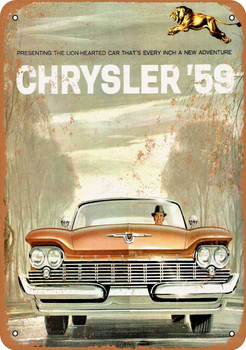 1959 Chrysler Automobiles - Metal Sign