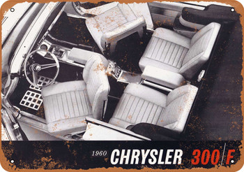 1960 Chrysler 300F - Metal Sign