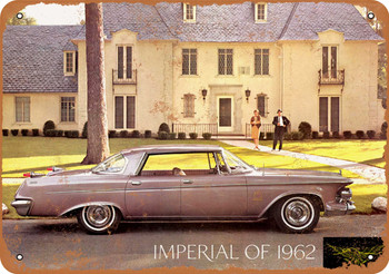 1962 Chrysler Imperial Automobiles - Metal Sign