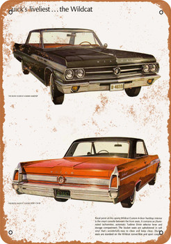 1963 Buick Wildcats - Metal Sign