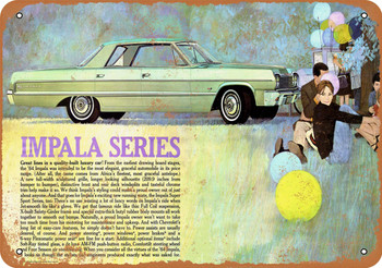 1964 Chevrolet Impala - Metal Sign