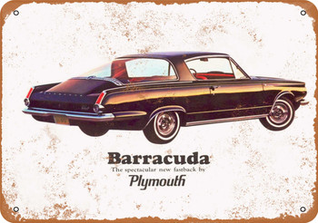 1964 Plymouth Barracuda - Metal Sign