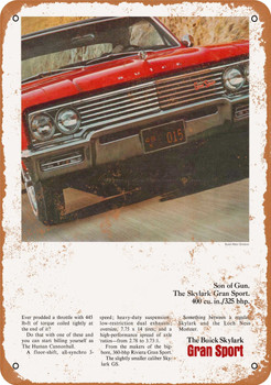 1965 Buick Skylark Gran Sport - Metal Sign