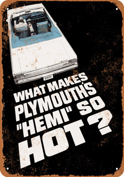 1966 Plymouth Hemi - Metal Sign